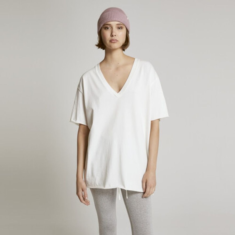 Femme SWEET PANTS | Urban V Neck Dirty White - Sweet Pants