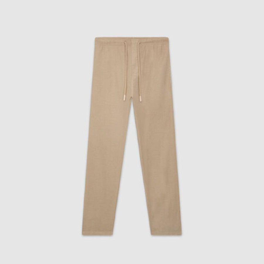 Femme SWEET PANTS | Linen Taper Sand - Sweet Pants