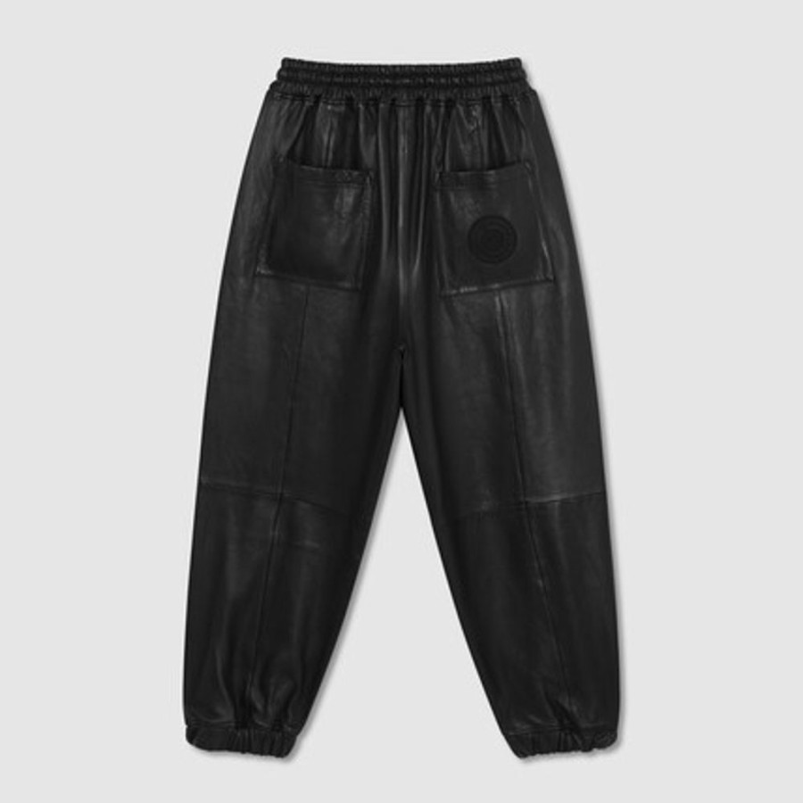 Femme SWEET PANTS | Leather Overjogg Black - Sweet Pants