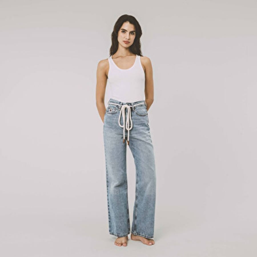 Femme SWEET PANTS | Bootcut Fit Blue Vintage - Sweet Pants