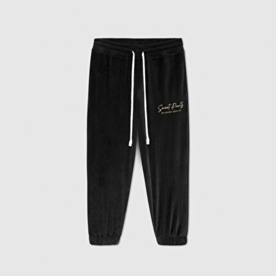 Femme SWEET PANTS | Velor Overjogg Black - Sweet Pants