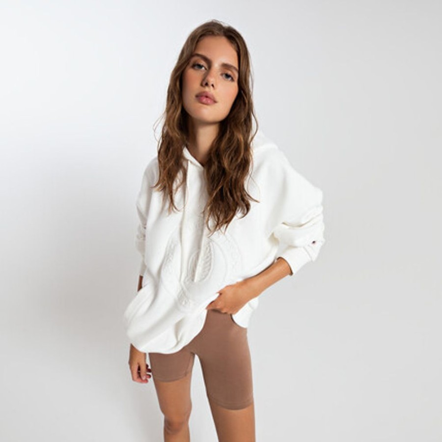 Femme SWEET PANTS | Logo Hoodie Off White - Sweet Pants