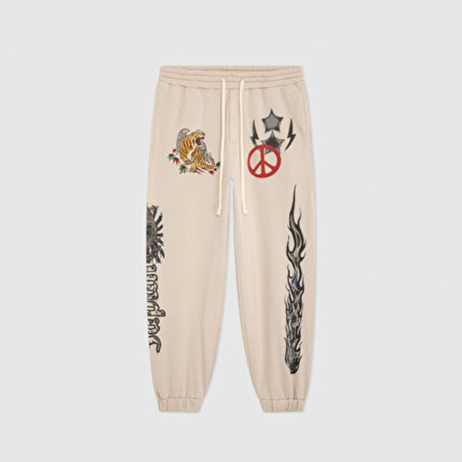 Homme SWEET PANTS | Peace Jogg Cream - Sweet Pants