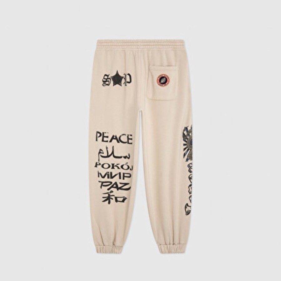 Homme SWEET PANTS | Peace Jogg Cream - Sweet Pants