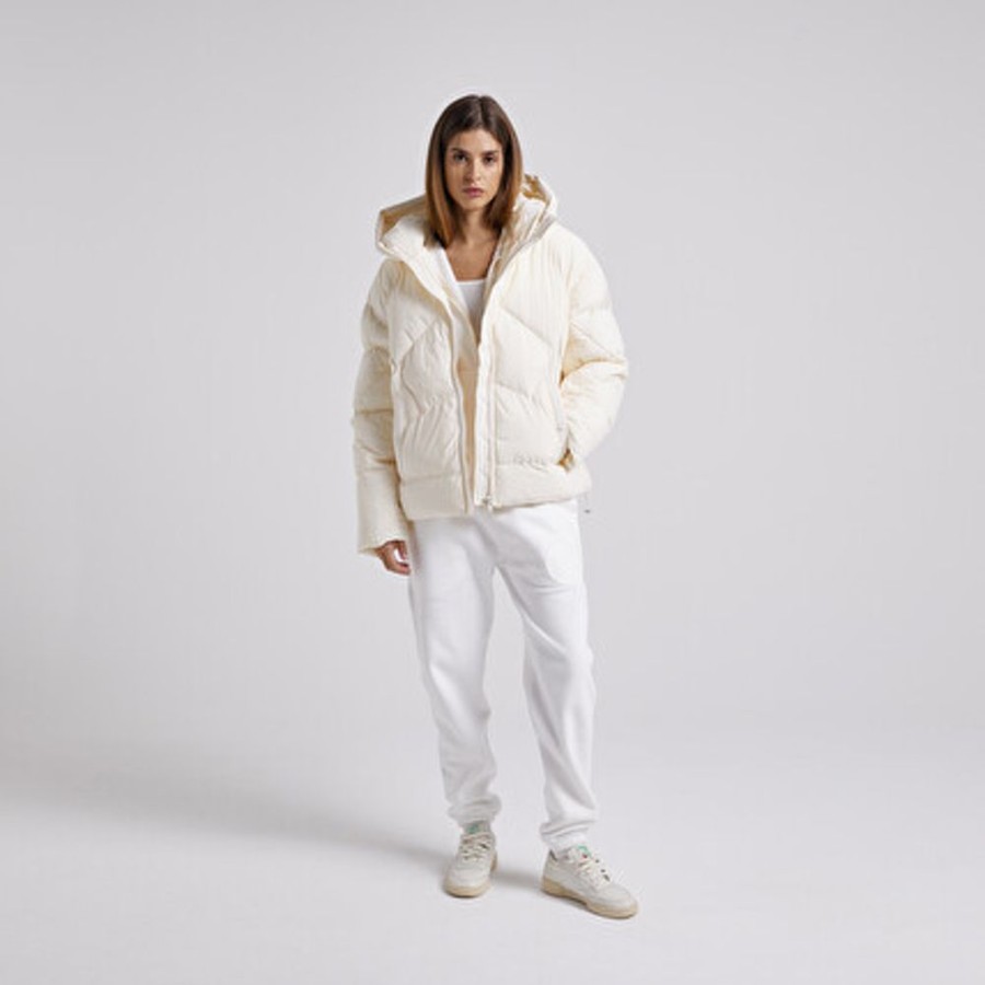 Femme SWEET PANTS | Hood Puffer Off White - Sweet Pants