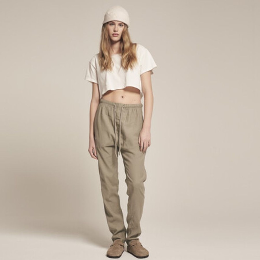 Femme SWEET PANTS | Linen Taper Sage - Sweet Pants