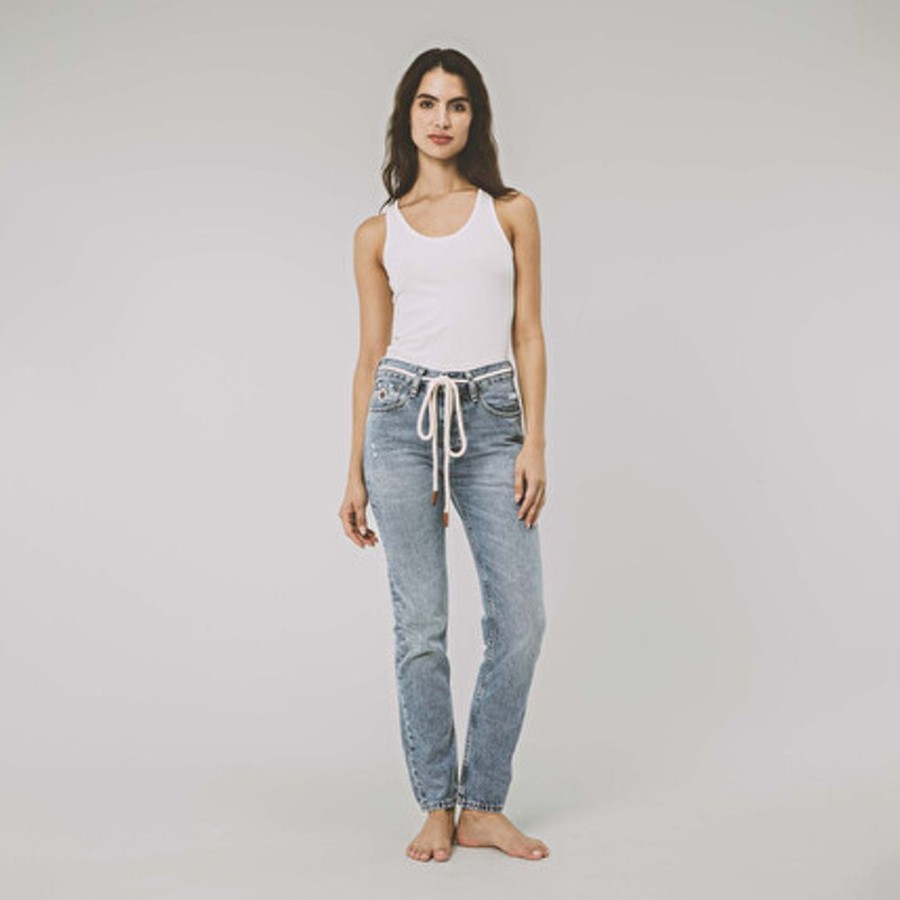 Femme SWEET PANTS | Slim Fit Blue Vintage - Sweet Pants