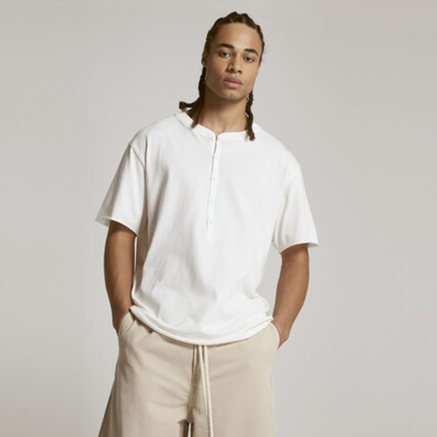 Homme SWEET PANTS | Urban Henley Dirty White - Sweet Pants