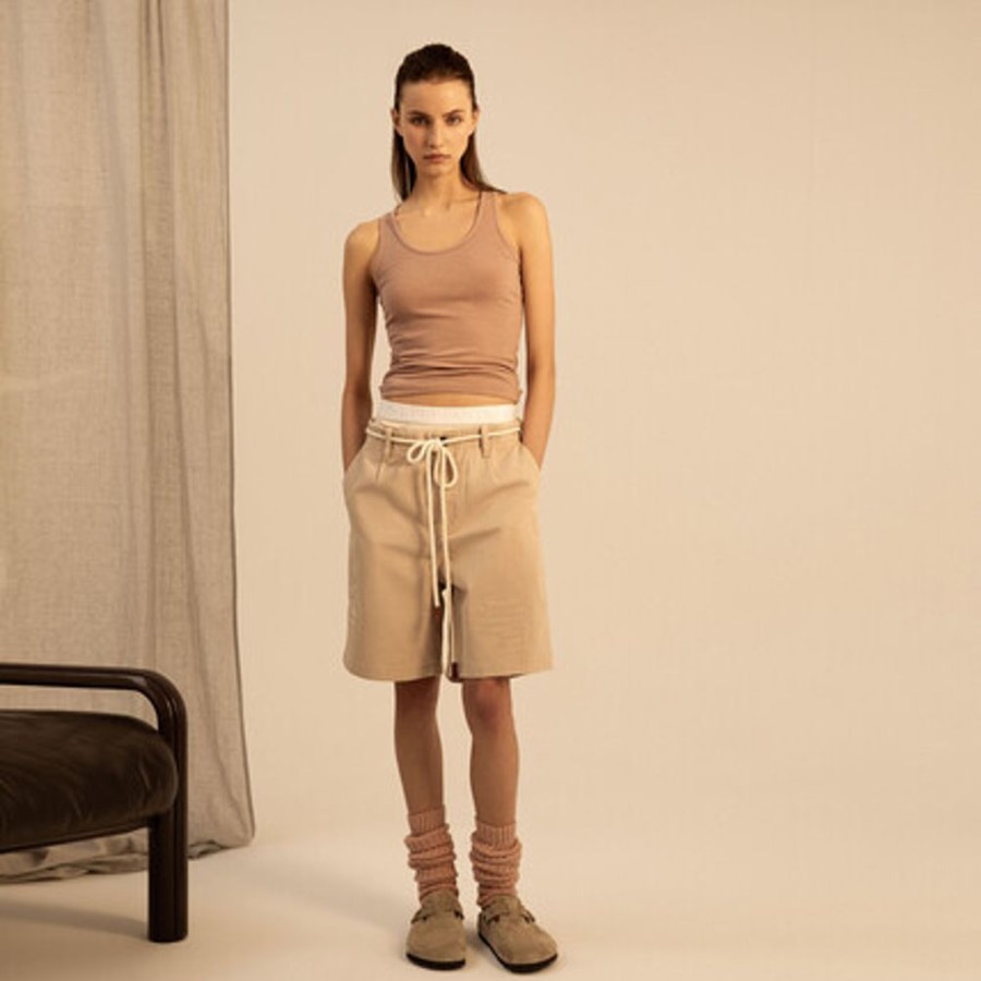 Femme SWEET PANTS | Short Chino Sand - Sweet Pants