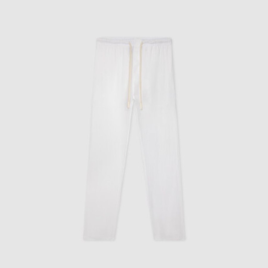 Femme SWEET PANTS | Linen Taper Off White - Sweet Pants