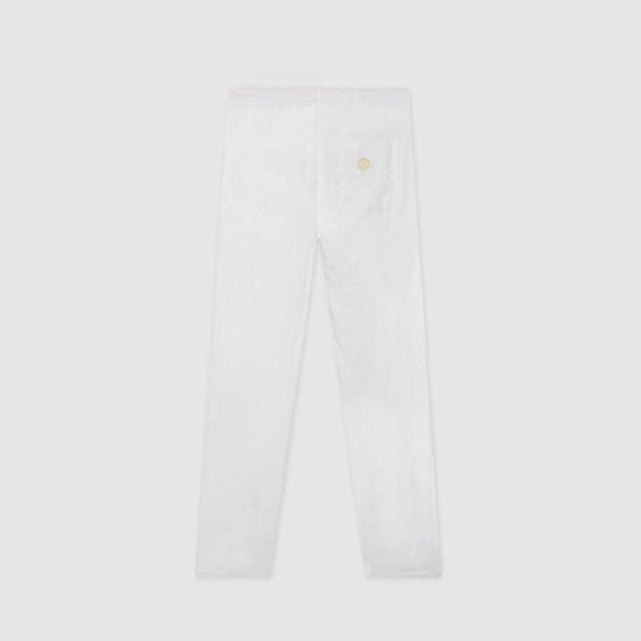 Femme SWEET PANTS | Linen Taper Off White - Sweet Pants